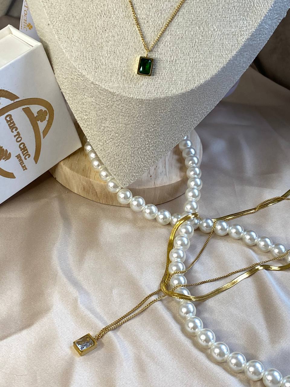CLARIANCE *CRYSTAL SHINE NECKLACE*