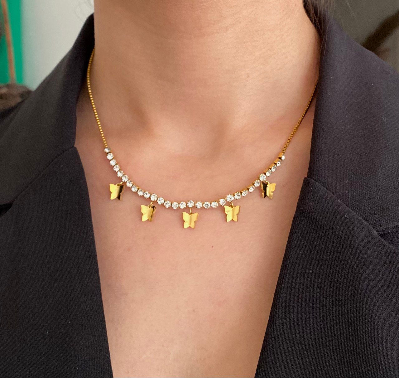 VANESSA * BUTTERFLY NECKLACE*
