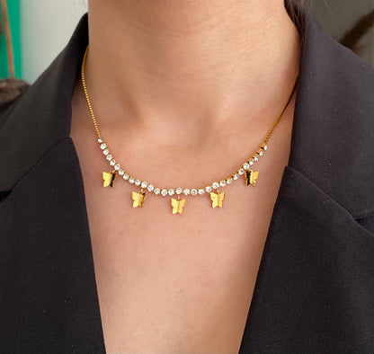 VANESSA * BUTTERFLY NECKLACE*